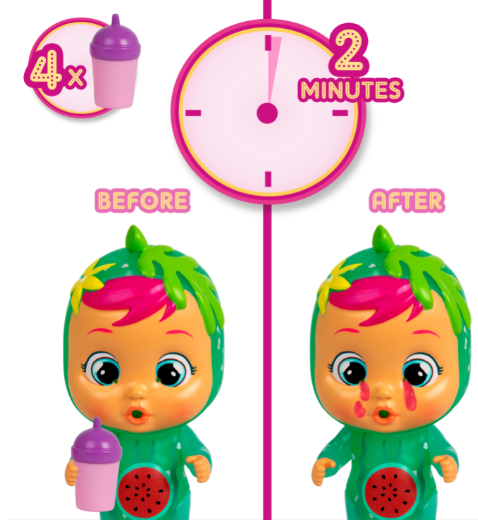 Cry Babies Magic Tears - Tutti Frutti House Series (Fruit scented dolls) -  Style may vary