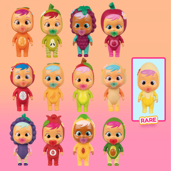  Cry Babies Magic Tears - Tutti Frutti House Series, Pink : Toys  & Games