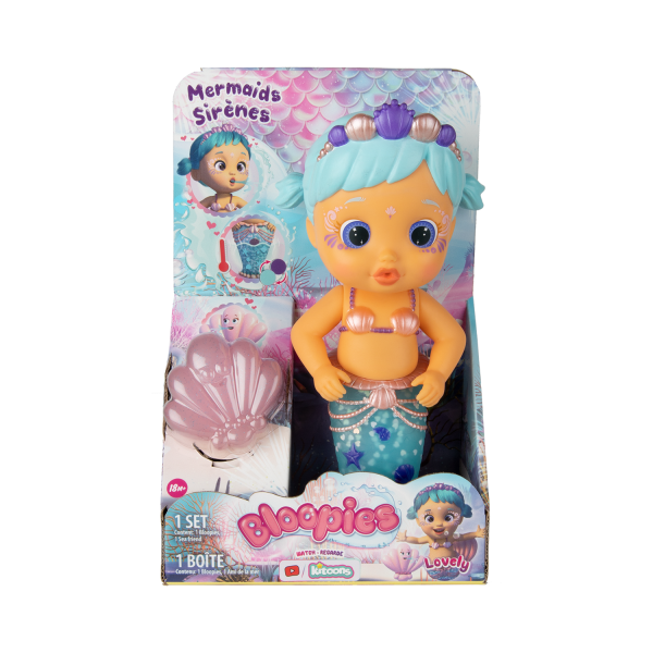 IMC Toys Bloopies Mermaids Lovely Doll Baby Bath Time Fun Toy