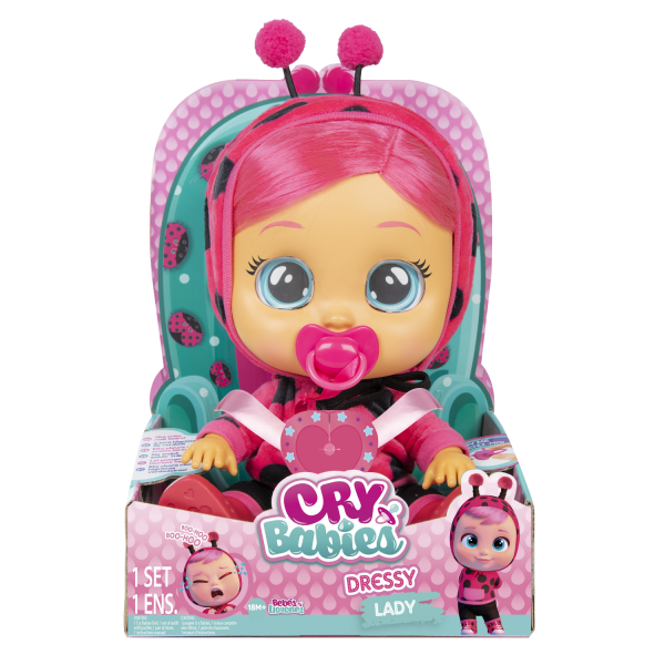 CRY BABIES LADY COCCINELLA IMC TOYS 96295 